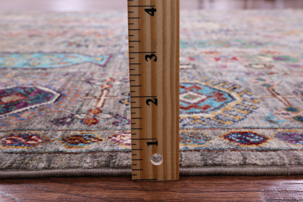 Handmade Fine Turkmen Ersari Wool Rug 5' 8" X 7' 9" - Q12397