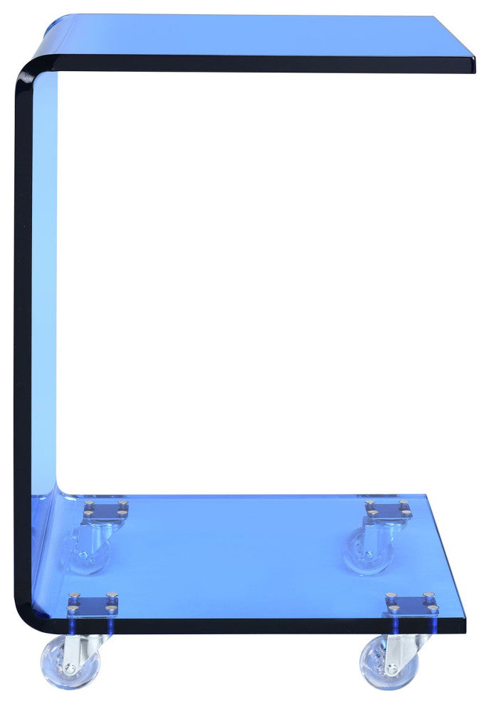 Peek Acrylic Snack Table, Blue