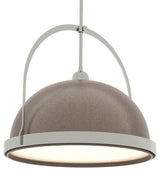 Atlas Large Pendant, Sterling, Bronze, Standard Height