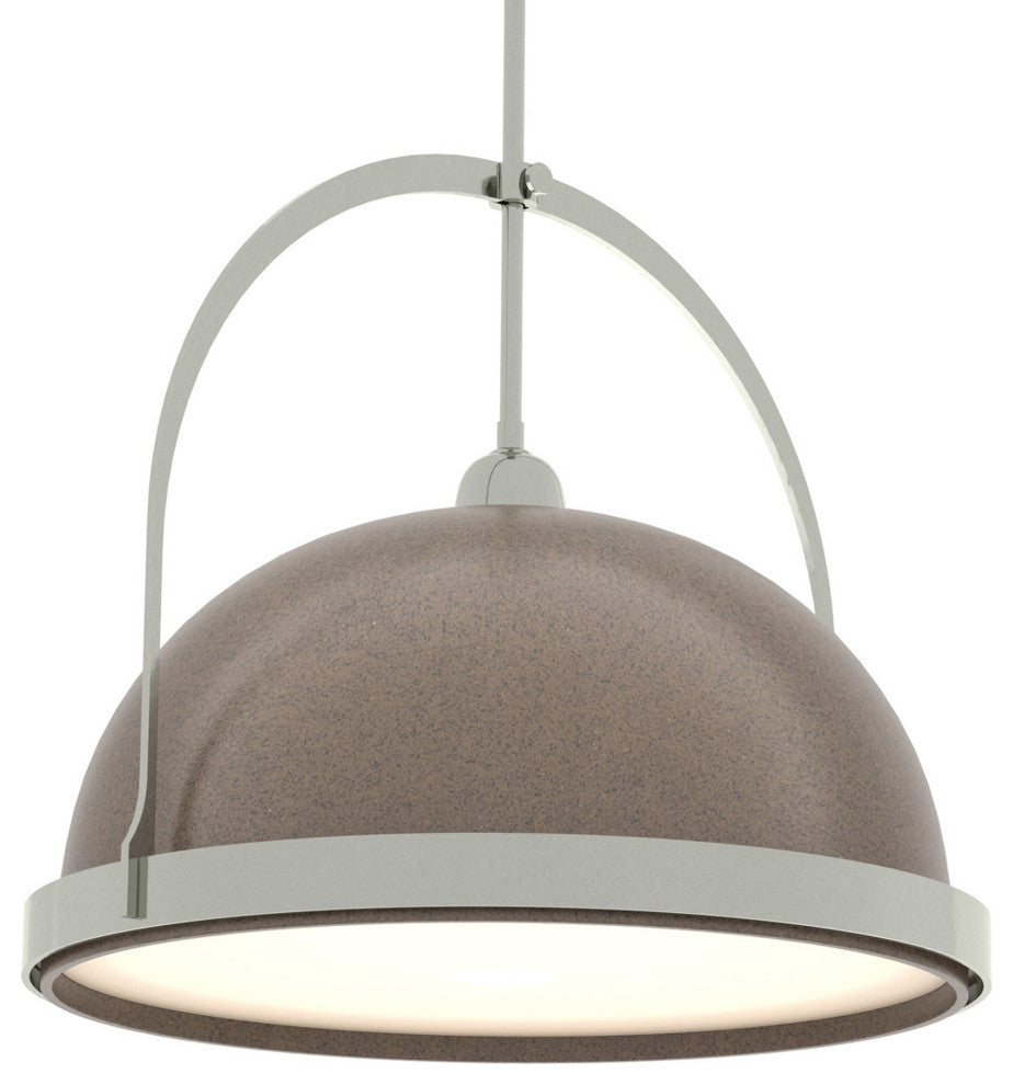 Atlas Large Pendant, Sterling, Bronze, Standard Height