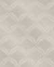 Petals Taupe Ogee Wallpaper Bolt