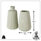 2 Piece Geometric Vase Set, 7"