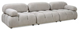 Marcel 109.5" Modular Sofa, Pebble Gray Corduroy