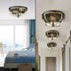 gold Glass flush ceiling light Modern outdoor light fixtures ceiling light