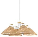 Quoizel QP6218 Graft 4 Light 25"W Chandelier - Matte White