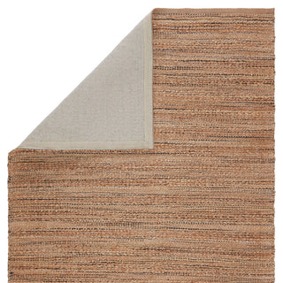 Jaipur Living Canterbury Natural Solid Tan/ Navy Area Rug 2'6"X4'