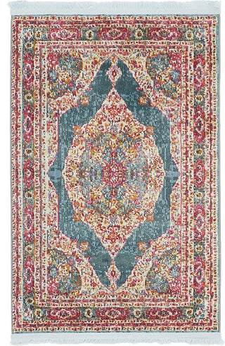 Unique Loom Turquoise Baracoa Regla 2'x3' Area Rug