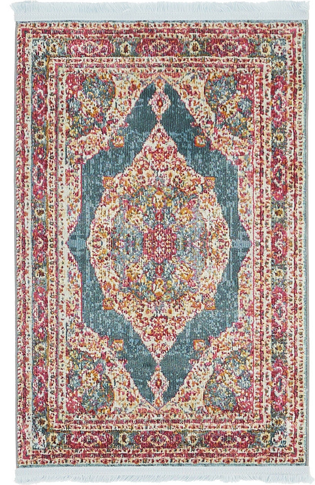 Unique Loom Turquoise Baracoa Regla 2'x3' Area Rug