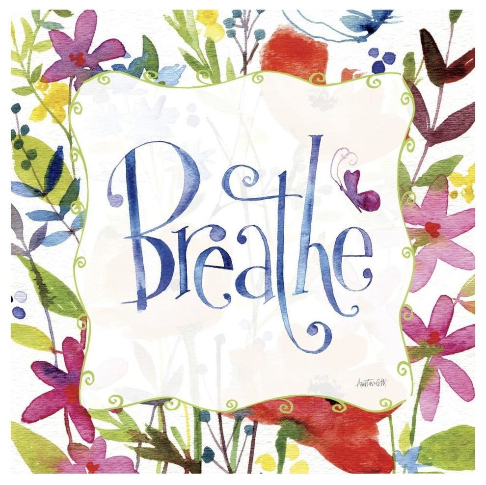 "Breathe" Digital Paper Print by Anne Tavoletti, 32"x32"