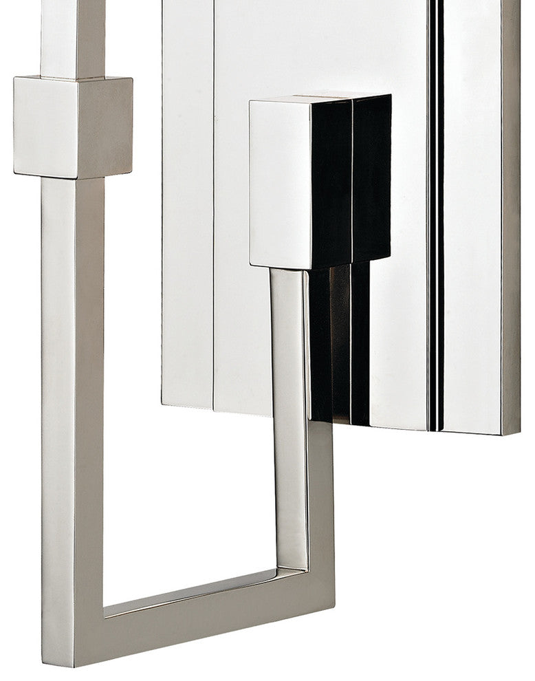 Fletcher 1-Light, Wall Sconce, Polished Nickel