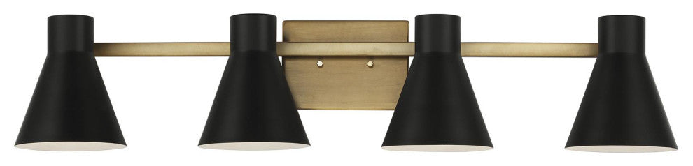 Towner 4-Light Wall/Bath, Black