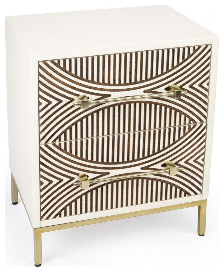 Mango Wood 2 drawers Chest