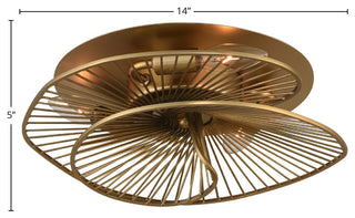 Aurora 14 Inch Flush Mount