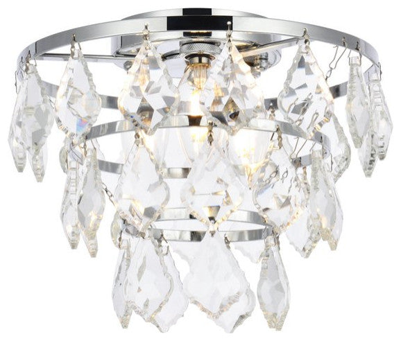 Evan 10" Flush Mount, Chrome