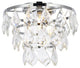 Evan 10" Flush Mount, Chrome