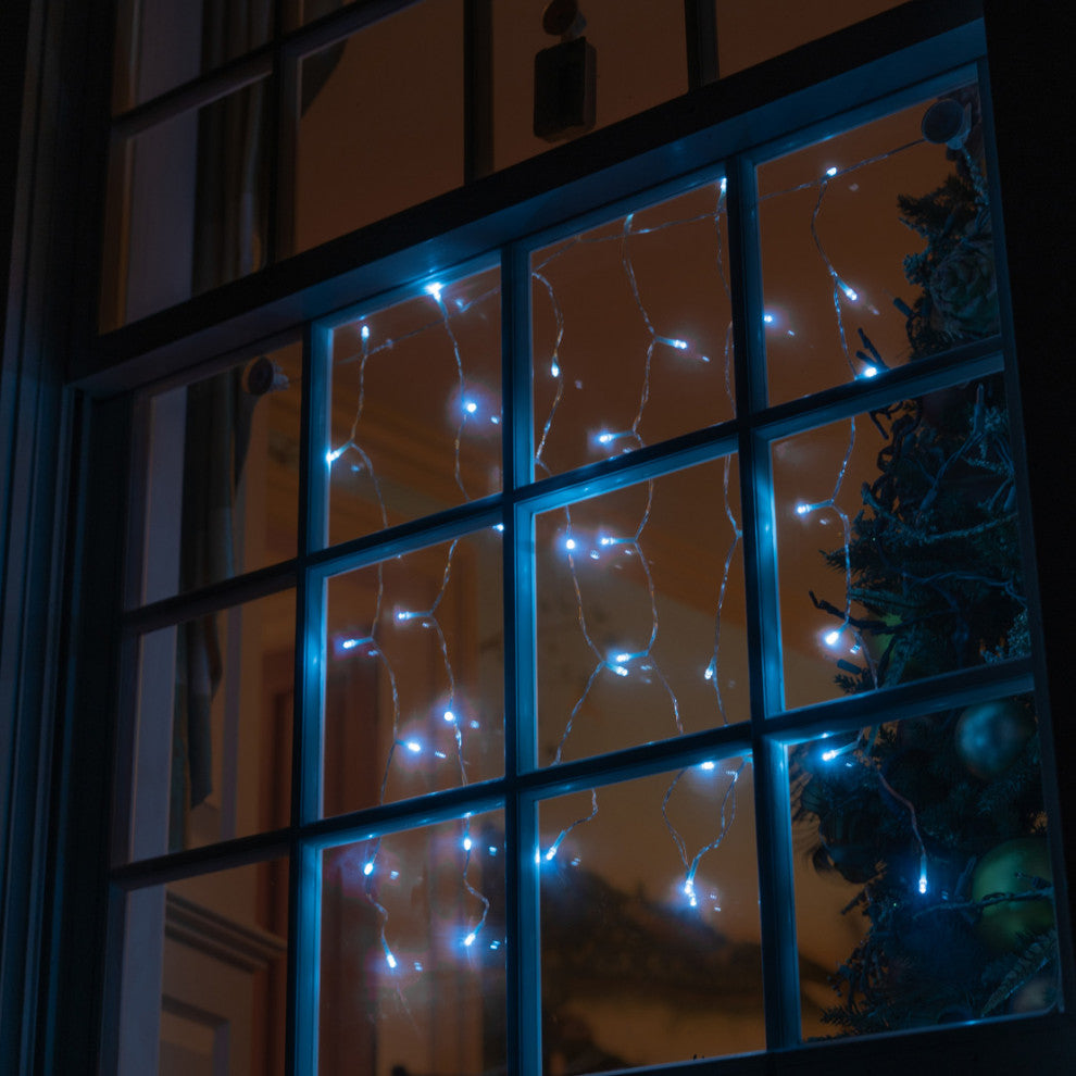 Solar Window Drapelites 42 LED Indoor String Lights