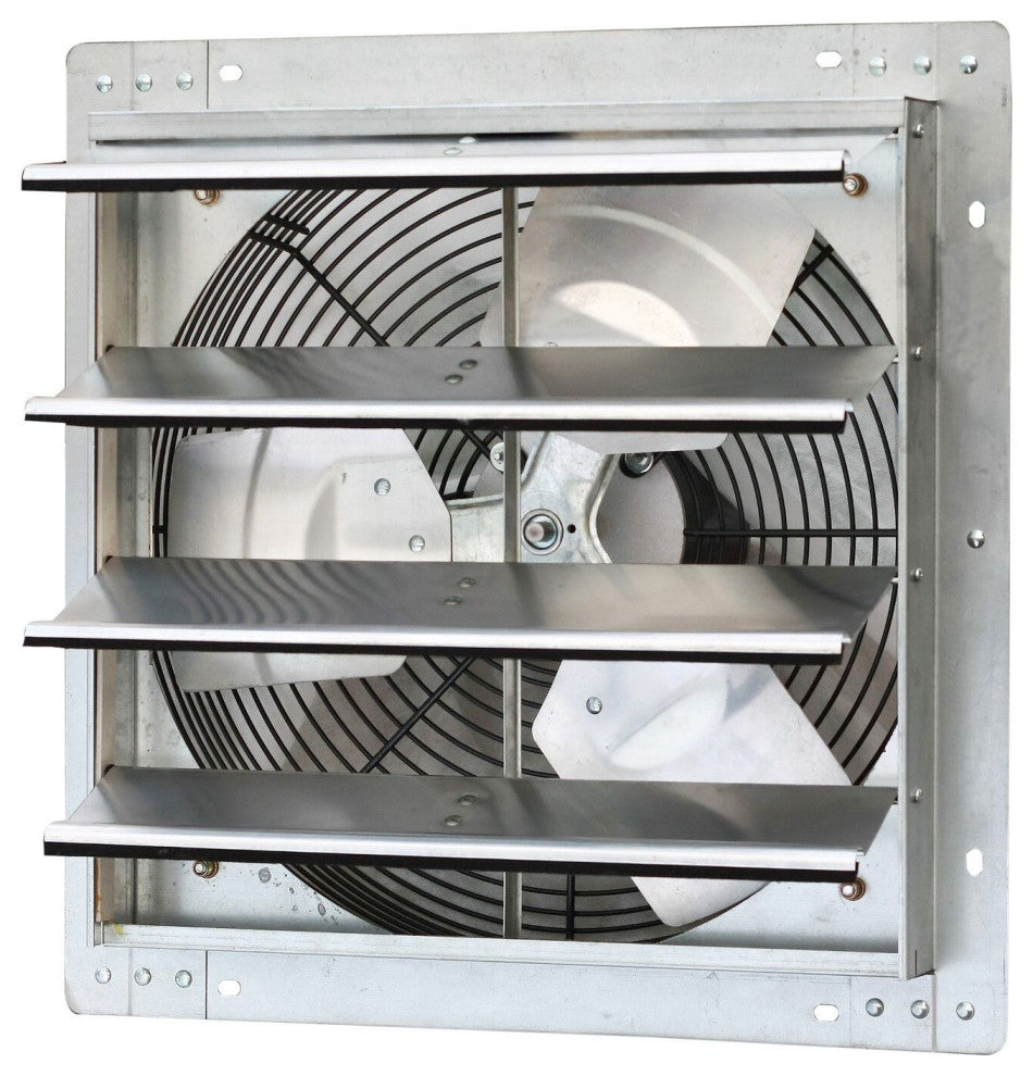 iLIVING 16 Inch Variable Speed Shutter Exhaust Fan, Wall-Mounted