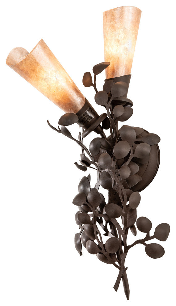 11" Vinca Vine 2 Light Wall Sconce
