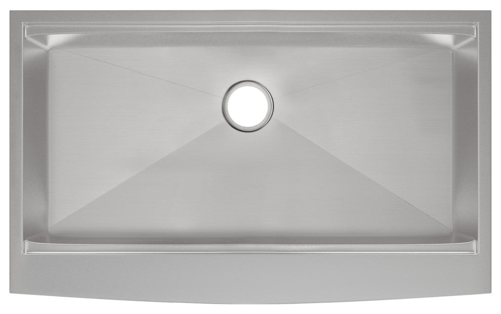 Rivage 36 x 22 Single Basin Apron Kitchen Workstation Sink