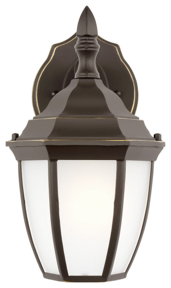 Bakersville 1-Light Outdoor Wall Lantern, Antique Bronze
