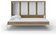 Invento Horizontal Wall Bed, 55.1 x 78.7 inch, Oak Country/White
