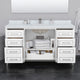 Marlena 60" Single Vanity, Top, Black Trim