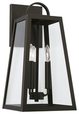 Capital Lighting 943732 Leighton 3 Light 20" Tall Outdoor Wall - Oiled Bronze