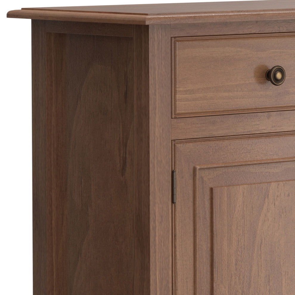 Connaught Entryway Storage Cabinet, Medium Saddle Brown