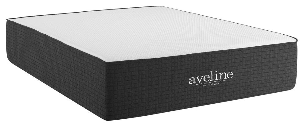 16" Memory Foam Mattress, Full Size, White, Modern Contemporary, Bedroom