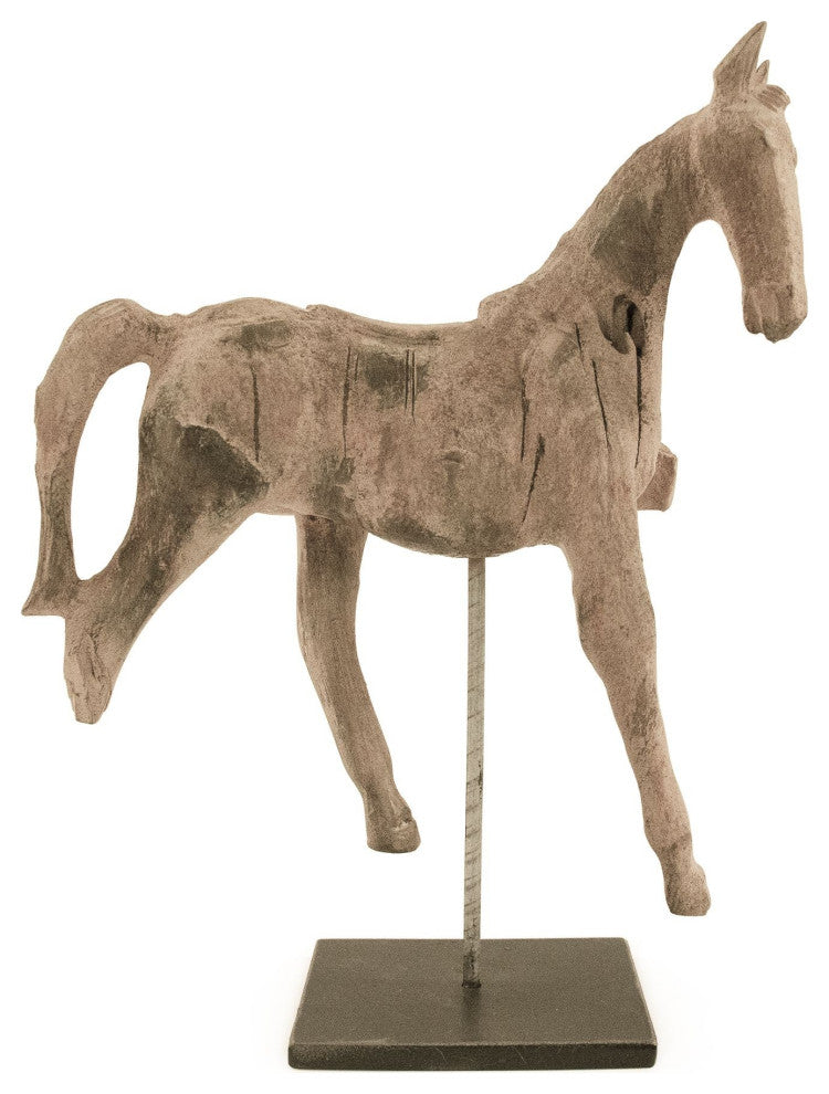 Resin Horse on Stand