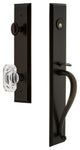 Fifth Avenue Dummy Handleset, S Grip and Baguette Clear Crystal Knob, 849283