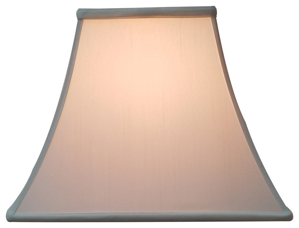 Royal Designs Square Bell Basic Lamp Shade, Eggshell, 16x16x12.5
