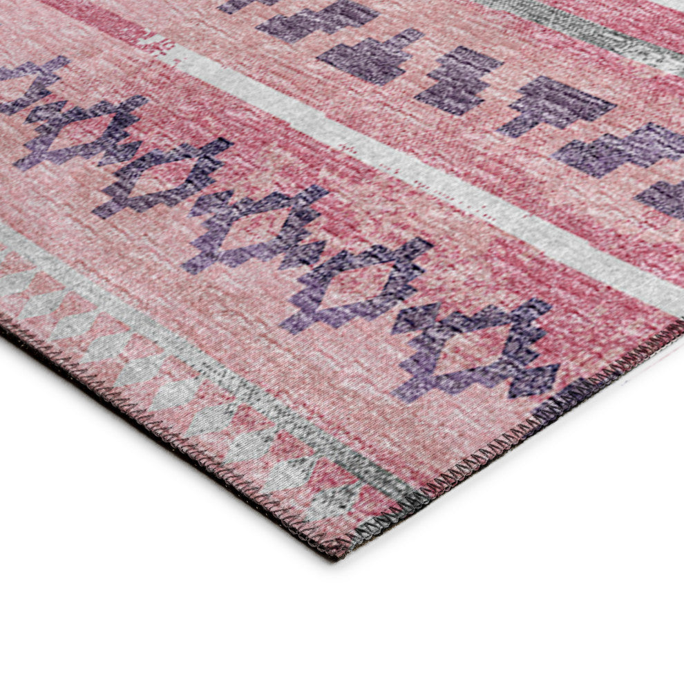 Indoor/Outdoor Sedona SN10 Blush Machine Washable 5' x 7'6" Rug