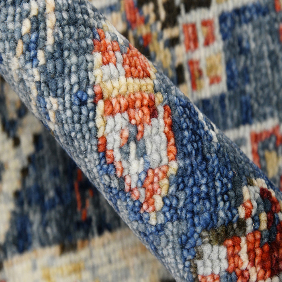 Willow Mohave Area Rug, Blue, 10' x 14', Tribal