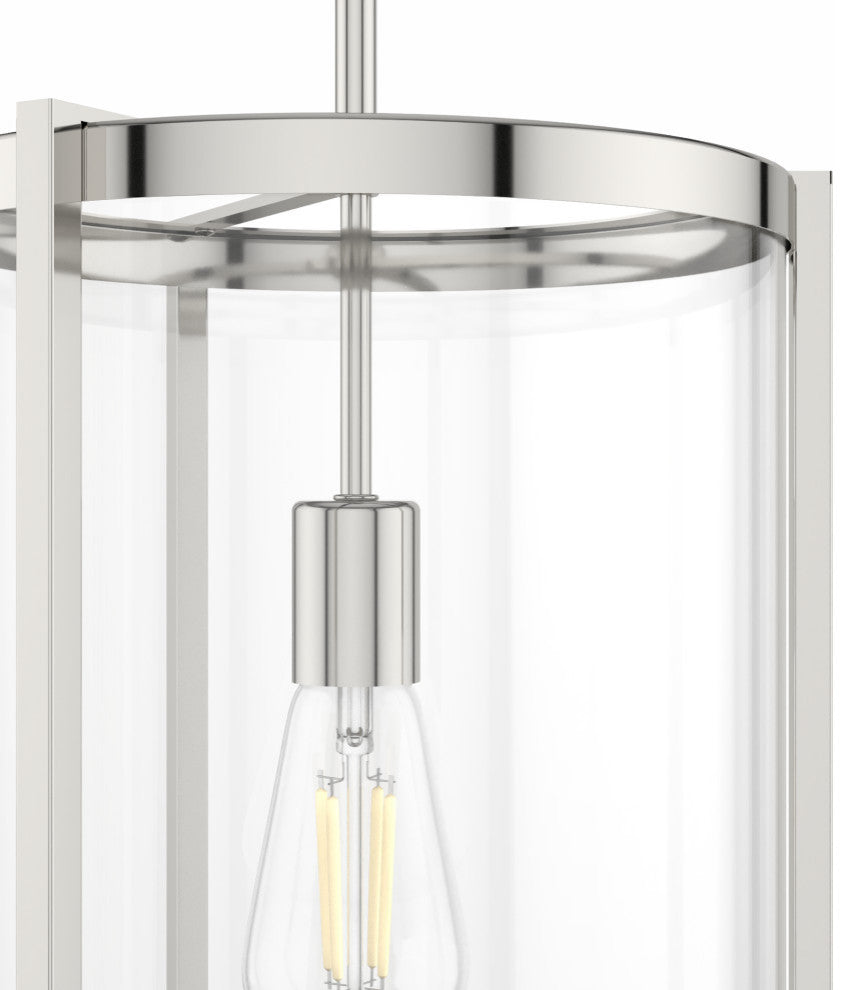 Astwood Polished Nickel 1 Light Pendant Ceiling Light Fixture