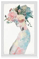 "Flower and Butterflies II" Framed Painting Print, 30"x45"