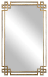 Uttermost 12930 Devoll 22-3/4" W x 36-5/8" H Rectangular Metal - Oxidized Gold