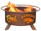 Customizable NCAA Logo Fire Pit, Rust Patina, Nevada