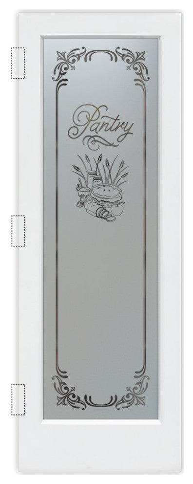 Pantry Door - Apple Pie  - Primed - 28" x 96" - Book/Slab Door