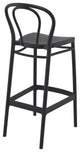 Victor Bar Stool, Set of 2, Black