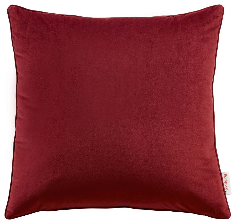 Enhance 20" Performance Velvet Throw Pillow EEI-4699-MAR