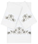 Bella 3 Piece Embellished Towel Set