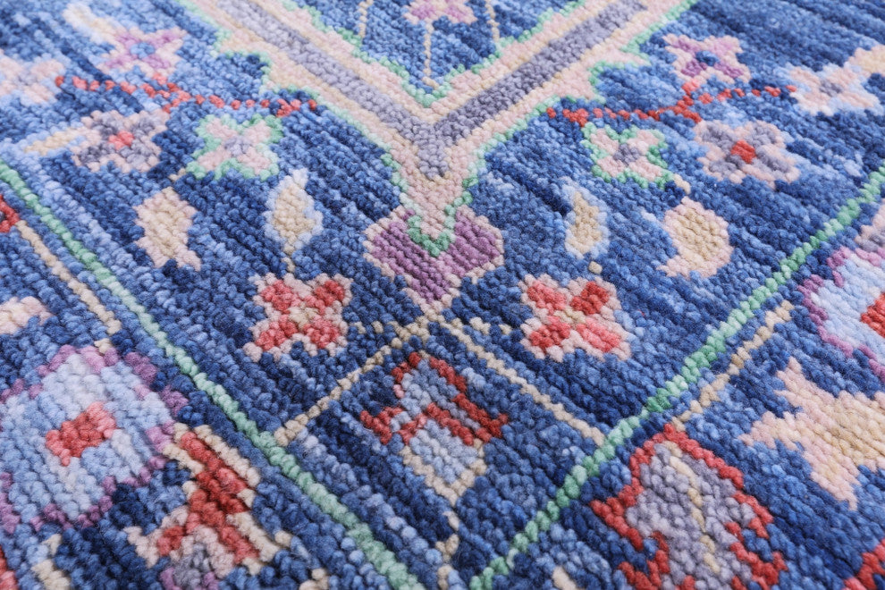 9' 0" X 11' 11" Turkish Oushak Hand-Knotted Wool Rug - Q13290