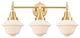 Innovations 447-3W-SG-G531 3-Light Bath Vanity Light, Satin Gold