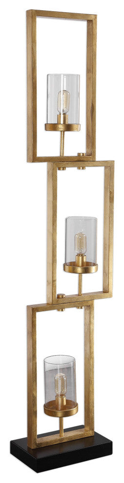 Uttermost Cielo Staggered Rectangles Floor Lamp