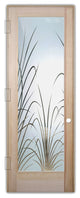 Interior Prehung Door or Interior Slab Door - Wispy Reeds - Douglas Fir...