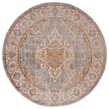 Eternal Solidad Area Rug, Blue, 6'7" x 6'7"R, Oriental