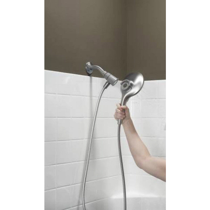 MoenÂ® 26112SRN Engage 6-function Spray Head Hand Held Showerhead, Brush Nickel