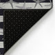 Indoor/Outdoor Seabreeze SZ12 Black Machine Washable 5' x 7'6" Rug