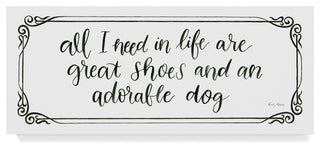 Emily Adams 'Furry Fashion Friends Vi' Canvas Art, 47"x20"